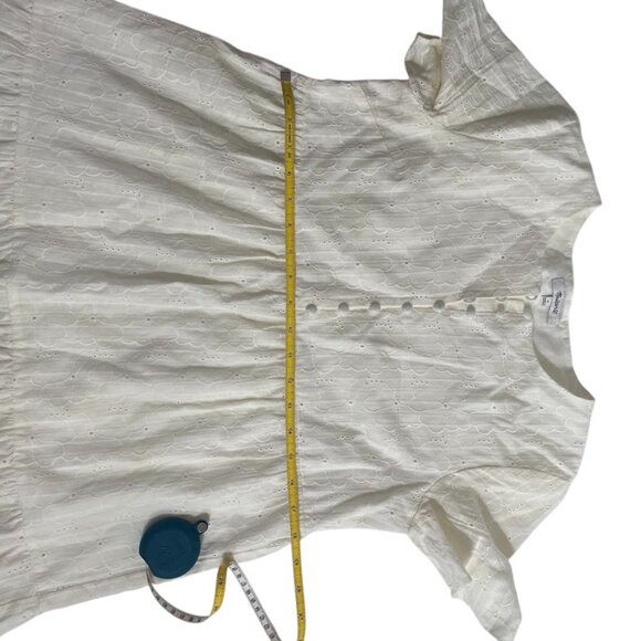 Madewell Ivory Eyelet Dress - Picture 2 of 8